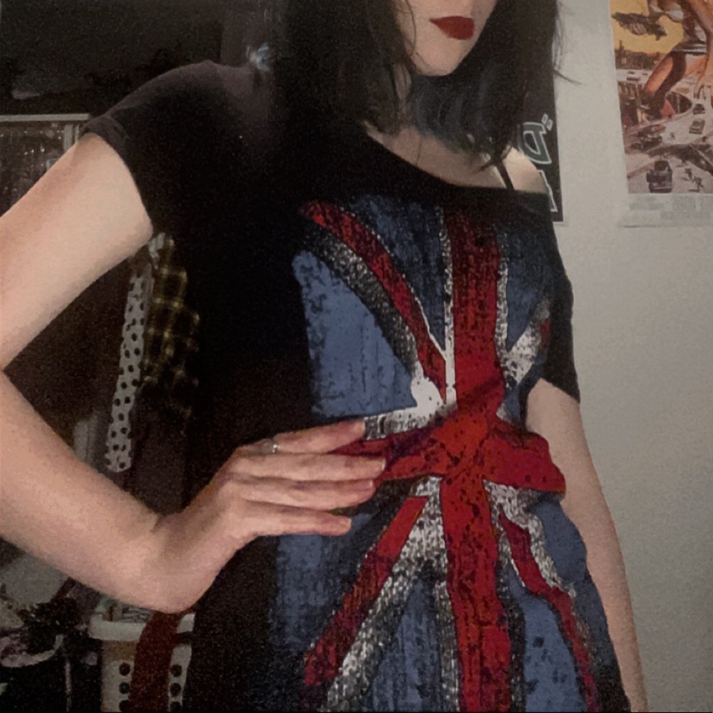British flag pajama shirt